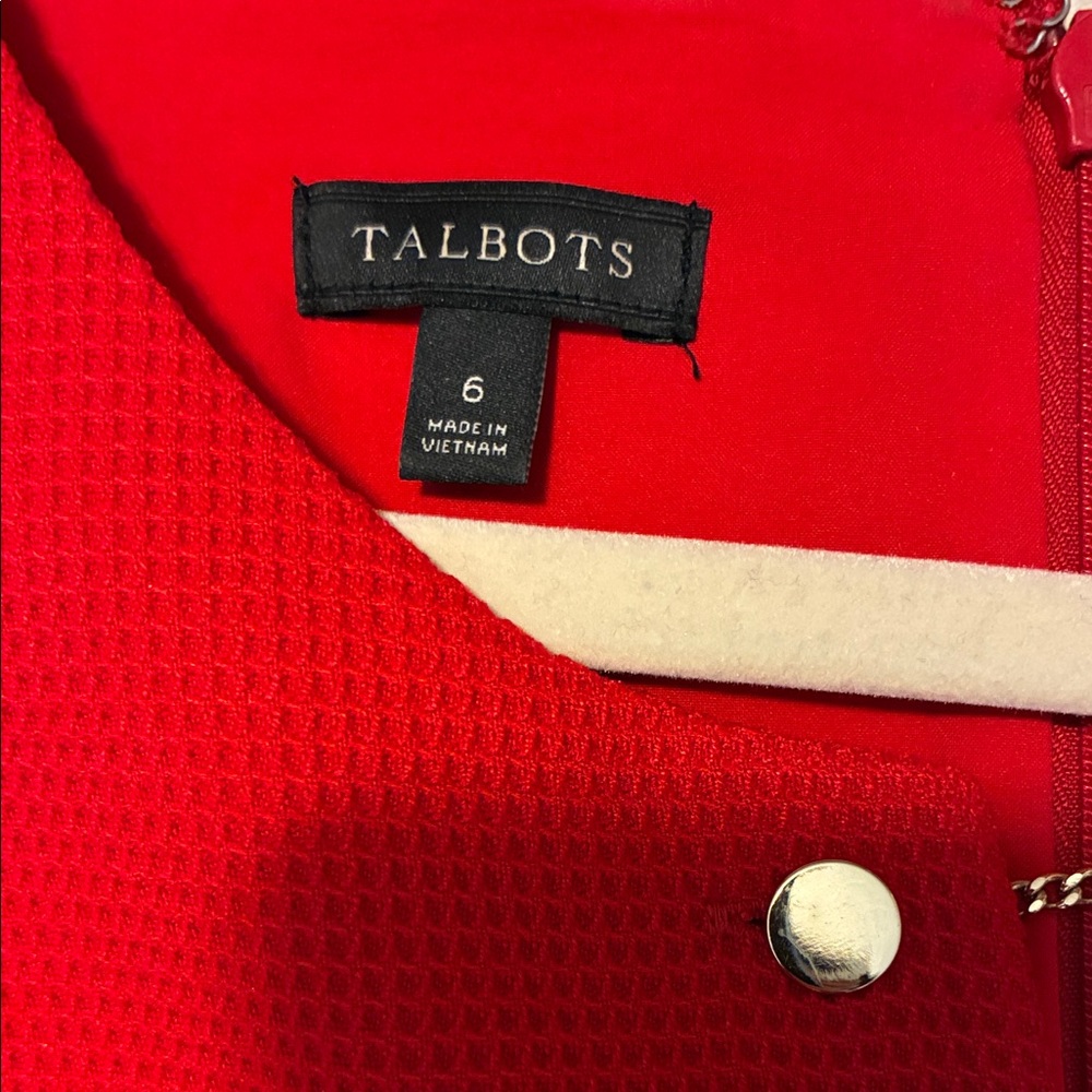 Talbots Red Dress - Picture 2 of 5